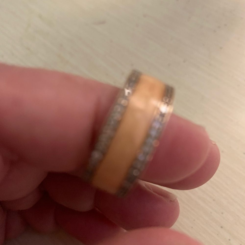 Source Unknown Gold And Silver Ring - image 2